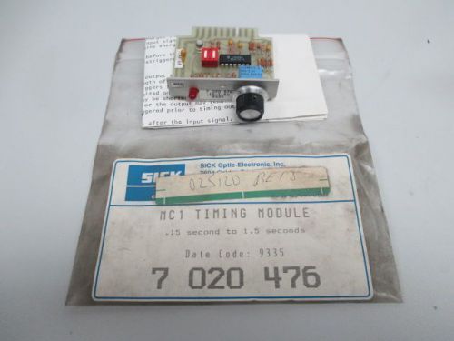 New sick 7-020-476 mc 1 timing module 0.15-1.5s sec timer d235573 for sale