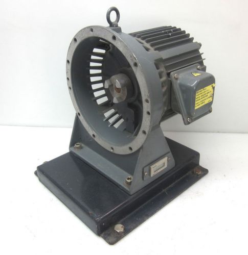 Yaskawa eelq-8zt 3-ph motor compatible w/ varian vacuum pumps 600ds 12955-hrs for sale