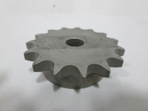 NEW MARTIN 50B15SS STAINLESS 5/8IN ROUGH BORE CHAIN SINGLE ROW SPROCKET D314374
