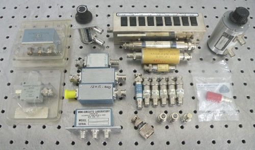 C112975 Lot 20 BNC RF Filters, Attenuators, etc. (JFW, Texscan, Mini-Circuits)