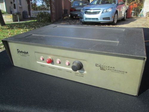 Electro Alert by Nuclear Electronics, untested, sold as is for parts.