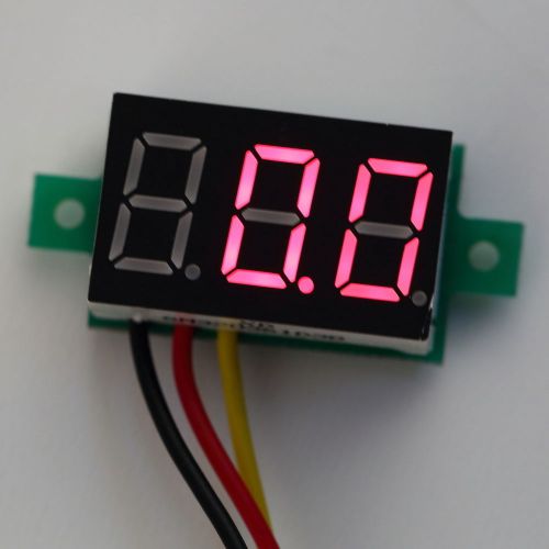 Reverse polarity protection car dc0-100v three-wire dc digital voltmeter hx for sale