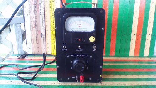 Ballantine Electronic Voltmeter Model 310 A , Vintage Tube Radio Test Equipment