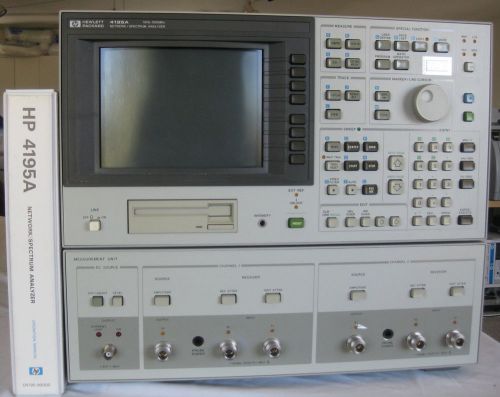 HP 4195A 10 Hz - 500 MHz Network/Spectrum Analyzer