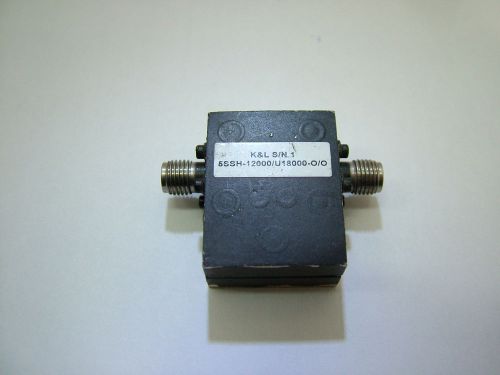 Rf high pass filter pass from 11.2ghz ( up to k band 24ghz ) 5ssh-1200/u18000-0 for sale