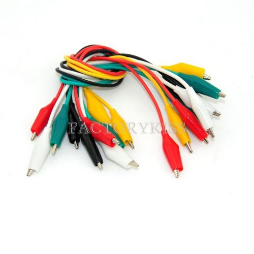 J1025 Oscilloscope Test Cable with Double Alligator Clips Five Colours FKS