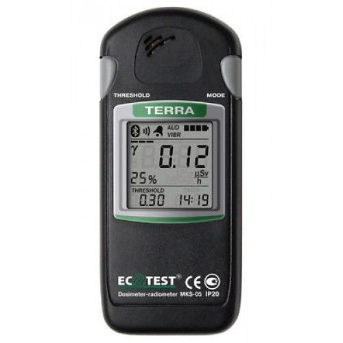 Dosimeter-radiometer mks-05 terra with bluetooth geiger counter detector for sale