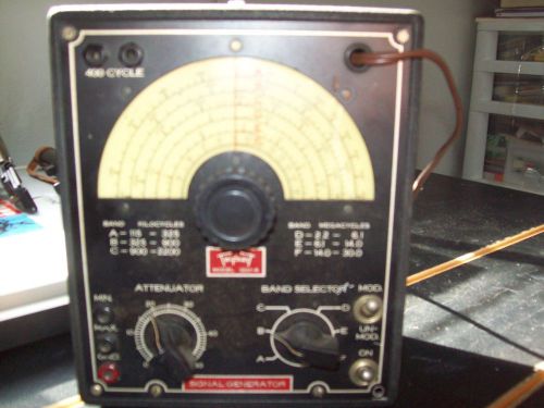 Triplett - Vacuum Electron Tube Signal Generator - 1232-A - Ham Amateur Radio