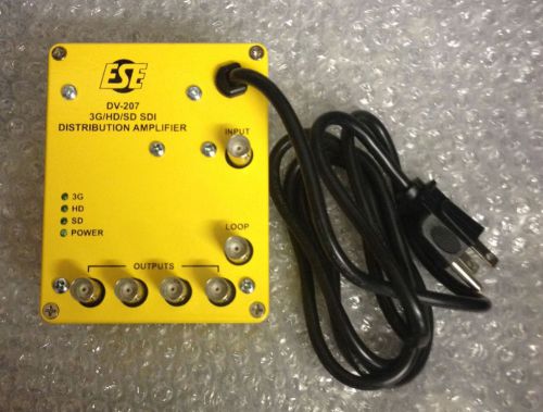 ESE, DV-207 SDI digital video (3G, HD &amp; SD) 1 x 4 Distribution Amplifier