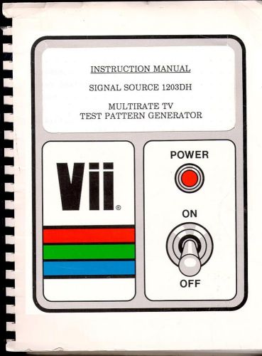 TV Multirate Test Pattern Generator Set VII model 1303
