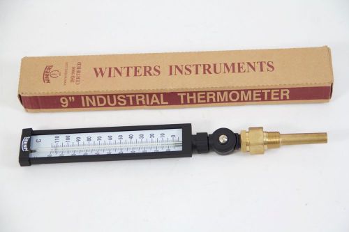 Winters instruments 9&#034; industrial thermometer 0-240f for sale