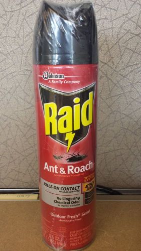 Raid Ant and Roach Killer - Spray - Kills Ants, Cockroaches,  1LB. 1.5OZ  NEW
