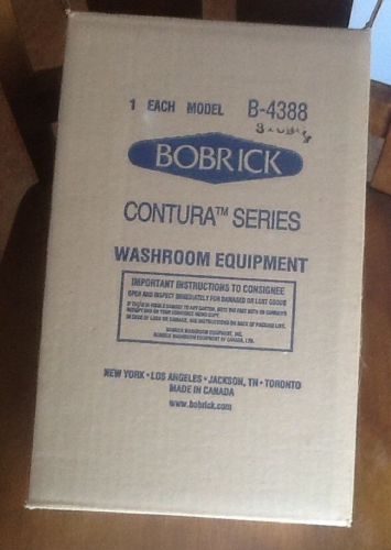 BOBRICK B-4388 CONTURA  Series Toilet Paper Double Dispenser NEW in BOX