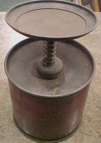 Protectoseal 1 quart plunger can Cat. No. 241X vintage antique metal can