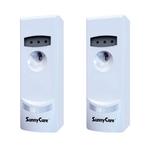 2 Pcs SunnyCare #6033W  White ABS Plastic Air Refresher Dispenser Free Shipping