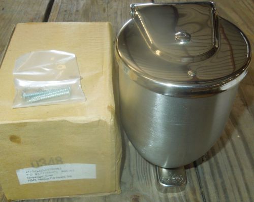 HMS Marine Hardware, Stainless Steel Soap Dispenser, Used by the US Navy, NIB