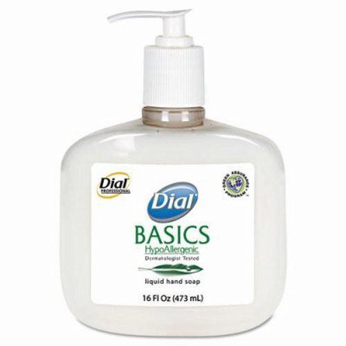 Dial Basics Liquid Soap, White Pearl, Honeysuckle, 16oz Pump (DIA06044)
