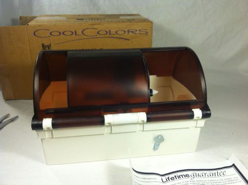 Fort James Compact Double Roll Coreless Tissue Dispenser - Cool Colors Bronze