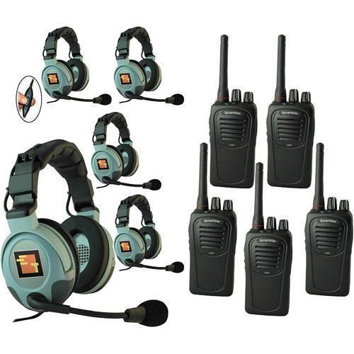 SC-1000 Radio  Eartec 5-User Two-Way Radio System MAX3G Double MD3GSC5000IL