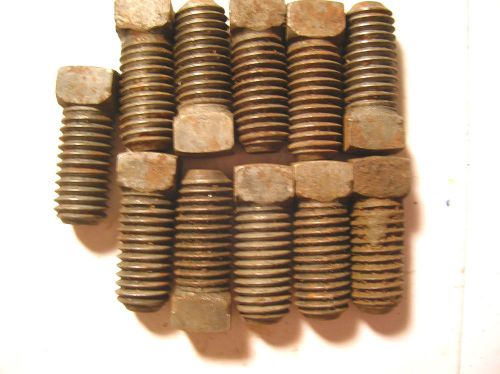 1/2-13 1/2&#034; SGUARE HEAD SET SCREWS 11 EACH 1&#034; &amp; 1 EACH 1-5/8&#034;