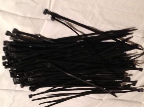 NEW 100 PCS CABLE TIES 8 X 3/16 NYLON -35 TO 85o UV CABLE WIRE