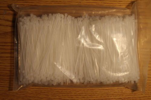 2000 pieces 4 in natural zip ties  wire cable tie for sale