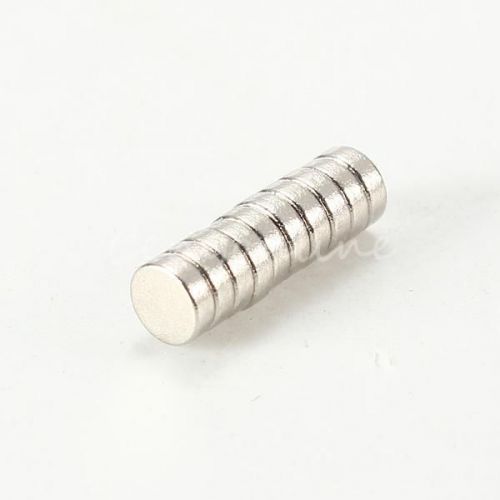 10pcs neodymium disc round magnets 3mm x 1mm thick grade n50 small strong craft for sale