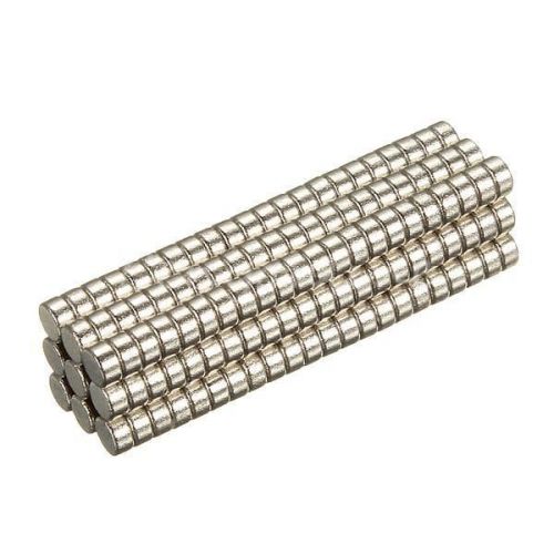 200pcs 3mm x 1mm disc rare earth neo neodymium strong industrial craft magnet for sale