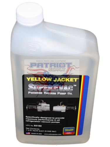 Yellow Jacket 93192 SuperEvac™  1 Quart Vacuum Pump Oil SUPER EVAC