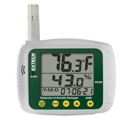 EXTECH 42280 Temperature/Humidity Data Logger,US Authorized Distributor / NEW