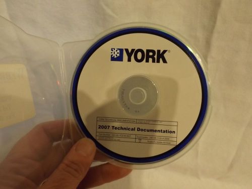 2007 York Technicians Documentation Service CD Rom Part#246185-YCD-B-0607