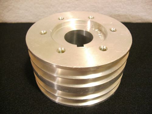 6 BOLT 4 BELT ALUMINUM  PULLY K 54077B SEE DISCREPTION FOR DIMENTIONS