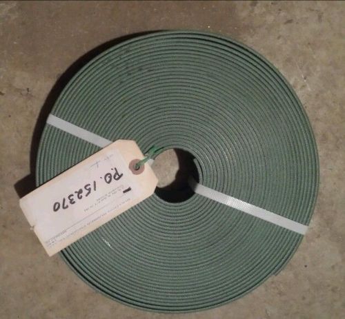 Bulldog rubber products belting 2.5&#034;x50&#039; square ends for sale