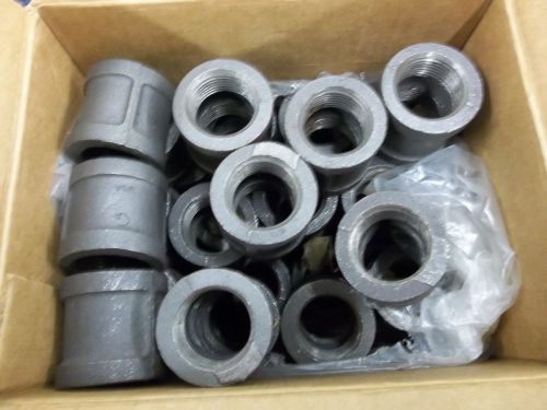 33 IRON GAS PIPE CONDUIT ADAPTER FITTINGS PLUMBING STRAIGHT 1 1/4 THREAD 1 3/4 L