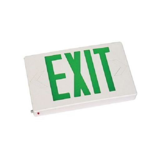 Emergency security green lettet exit battery led backup office door hallway new for sale