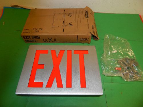 Lithonia lighting uxa 120 volt led exit sign for sale