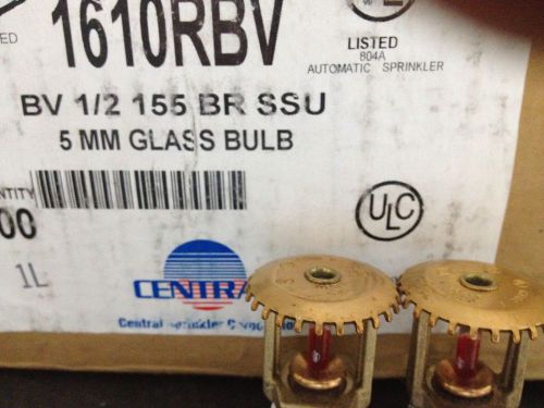 20 each new central 1/2 in brass-  5mil 200 degree up right for sale