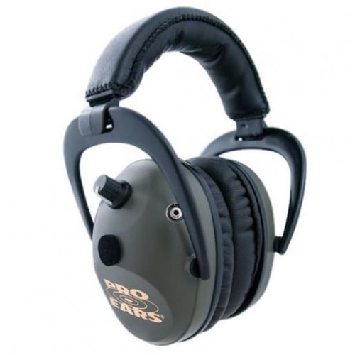 Pro Ears Pro Predator Gold Hearing Protection Earmuffs Green GS-P300-GREEN