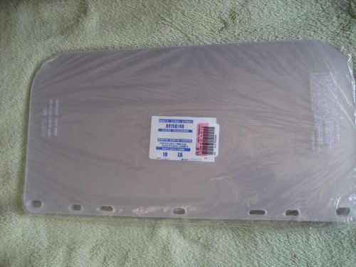 NORTH A8150/40 PETG face shield window visor 8x15.5 .040mm clear PACK OF 10