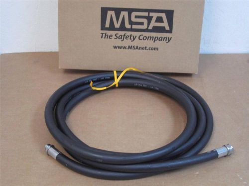 Msa 481078  15&#039; neoprene breathing air hose w/ss fittings (3/8&#034; id) for sale