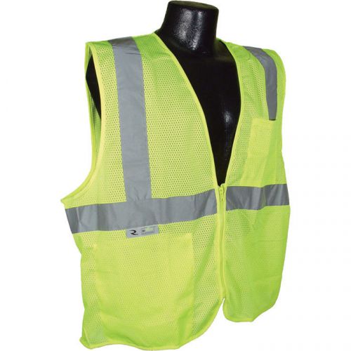 Radians class 2 fire-resistant mesh safety vest -lime, 2xl, # sv25-2zgm for sale