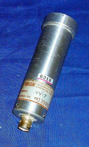 Ludlum 44-7 End Window Geiger Detector Probe Alpha/Beta/Gamma