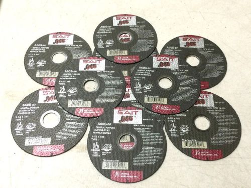SAIT 4-1/2&#034; X .045 X 7/8&#034; METAL CUT OFF WHEELS FOR ANGLE GRINDERS #23101 10 PACK