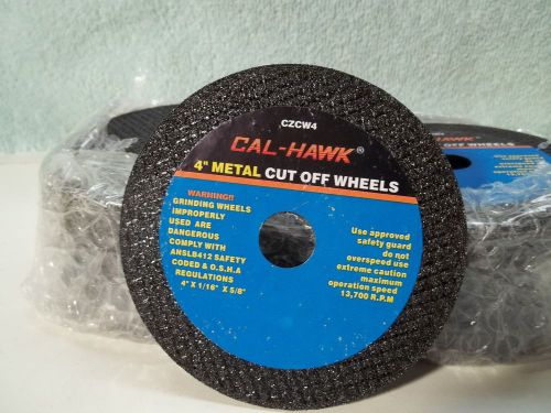 50- CAL-HAWK 4&#034; METAL CUT OFF WHEELS