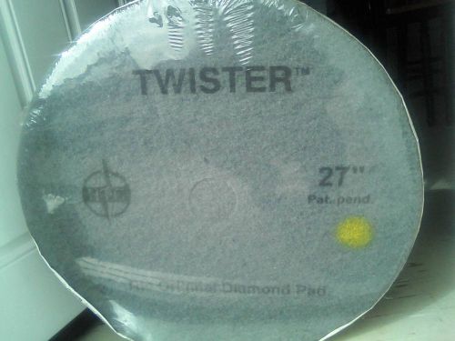27 inch twister supergloss ultra high speed floor buffer polishing pads 2 pack for sale