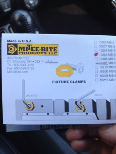 Mitee-bite 10203 mb-ss4 fixture clamps (x4 per pack). for sale