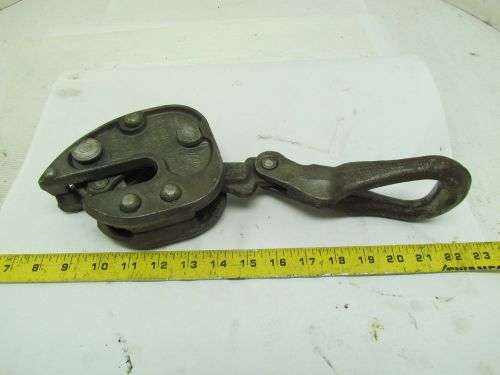 Merrill bros no 21g 1 ton 2000lb wll plate lifting clamp 0-3/4&#034;grip capacity for sale