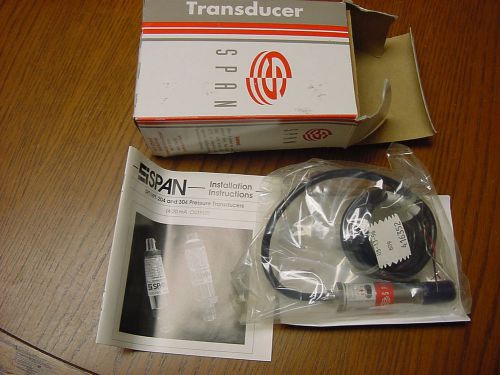 SPAN Pressure Tranducer Model SPT-204, NEW