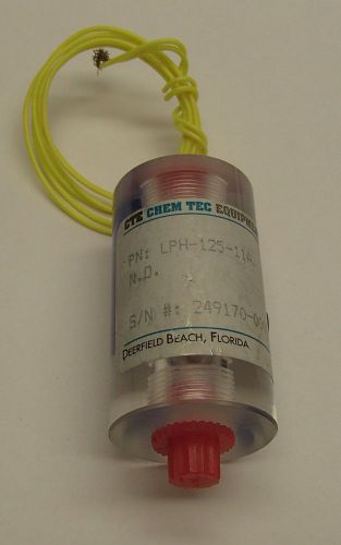 Chem-Tec Equipment  LPH-125-11A  Flow Sensor Used in (AMAT) 0090-09044