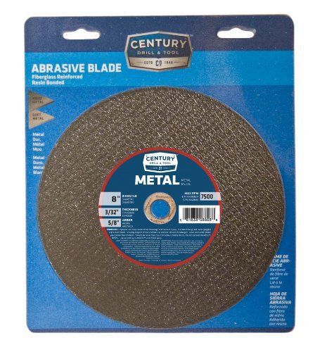 NEW Century Drill and Tool 8808 Metal Abrasive Saw Blade  8-Inch